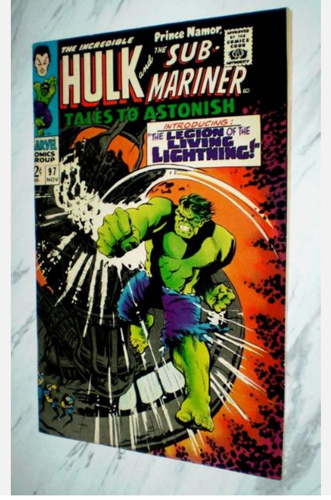 Tales to Astonish #97 VF 8.0 1967 Marvel Hulk & Sub-mariner Silver Age ...