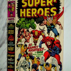 Marvel Super-Heroes #21 NM 9.4 OW/W pages 1969 Marvel Silver Age Comic Book