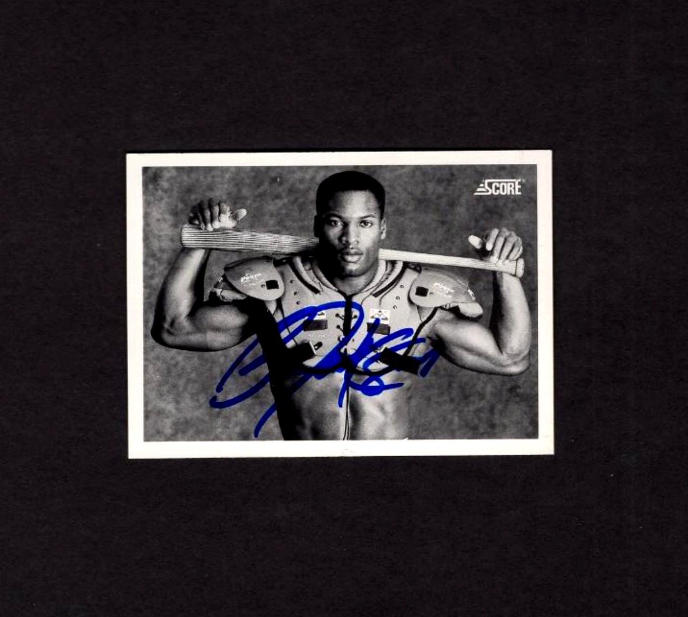 1990 Score #697 Bo Jackson Hand-autographed MLB SIGNED Card MINT
