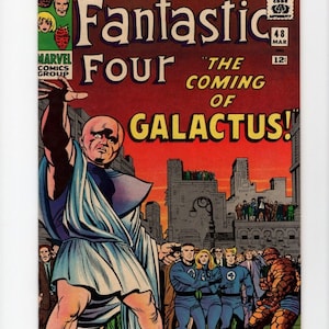Fantastic Four 48 NM 9.6 White pages 1966 Marvel 1st Silver Surfer Galactus Bild 2