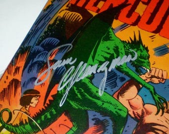 Charlton Classics #4 VF- 7.5 SIGNED by Sam Glanzman 1980 Hercules Bronze Age Comic Book