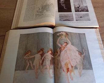 L'illustration 1909, année entière, 1er et 2ème semestre.