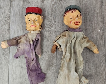 2 Puppen aus dem Guignol-Theater