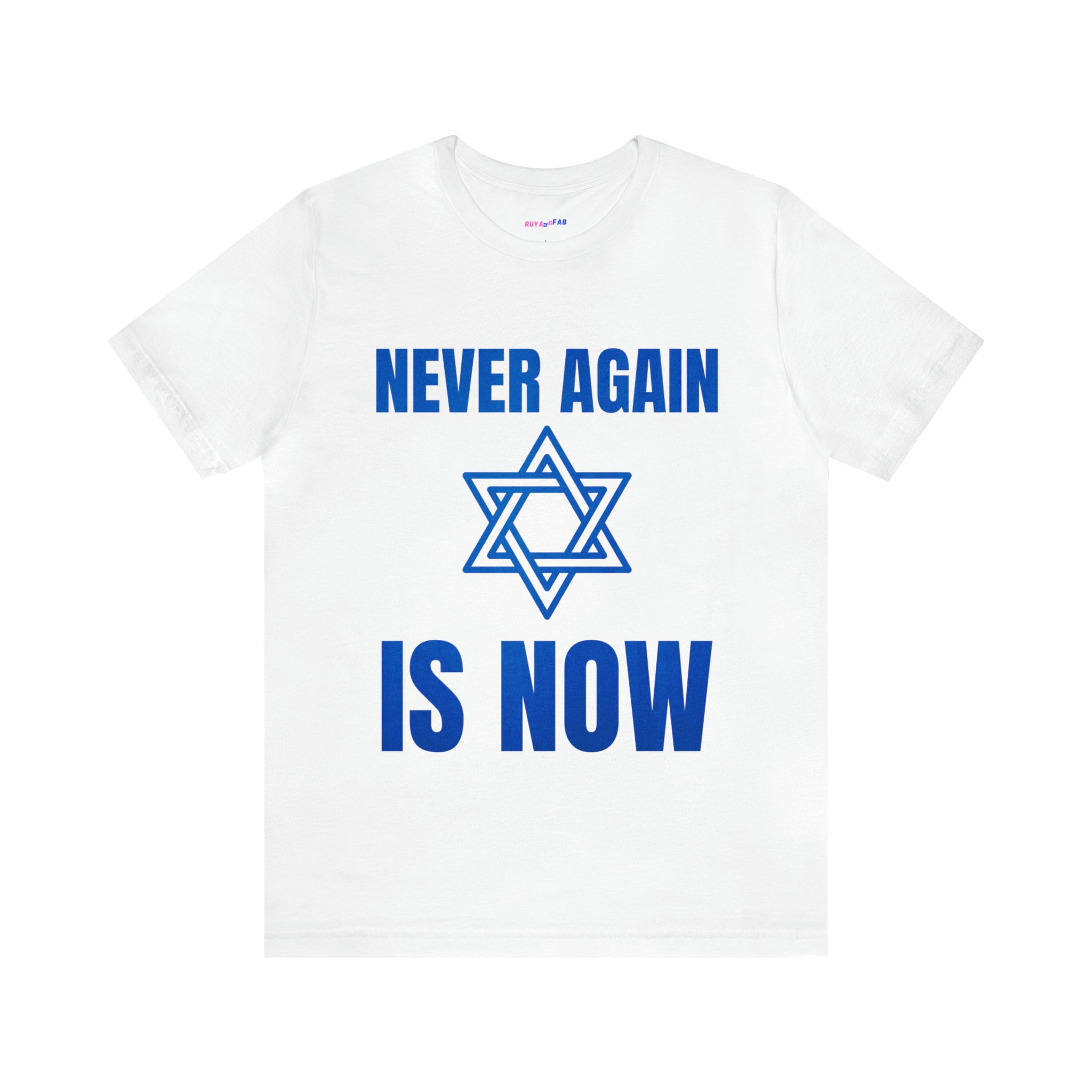 Never Again Is Now! Unisex Jersey Short Sleeve Tee