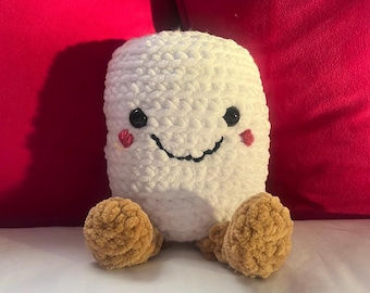 Handmade Crochet Marshmallow Plushie Amigurumi Pattern - Easy DIY