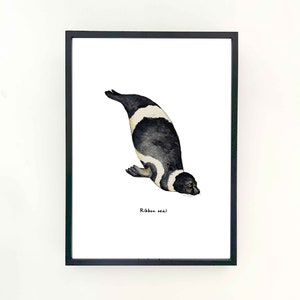 Webband Robbe Poster Kinderzimmer Kinderzimmer Poster