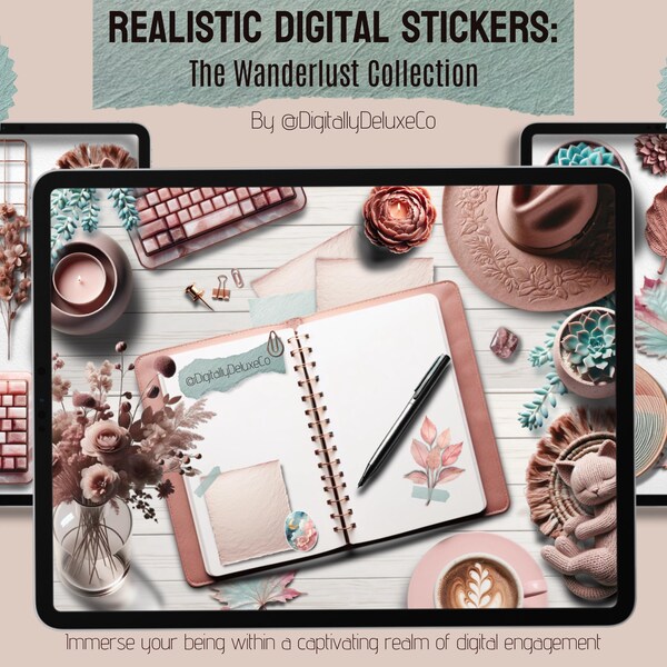 Realistic Digital Stickers Goodnotes Sticker Book PNG Images Background Images Dragon Clip Art Bullet Bujo Journal Template Spread Grimoire