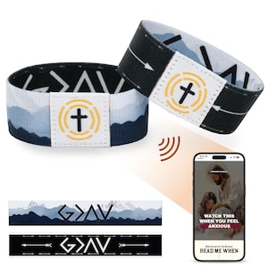 NFC Bible Verse Bracelet: Christian Scripture, Daily Inspiration