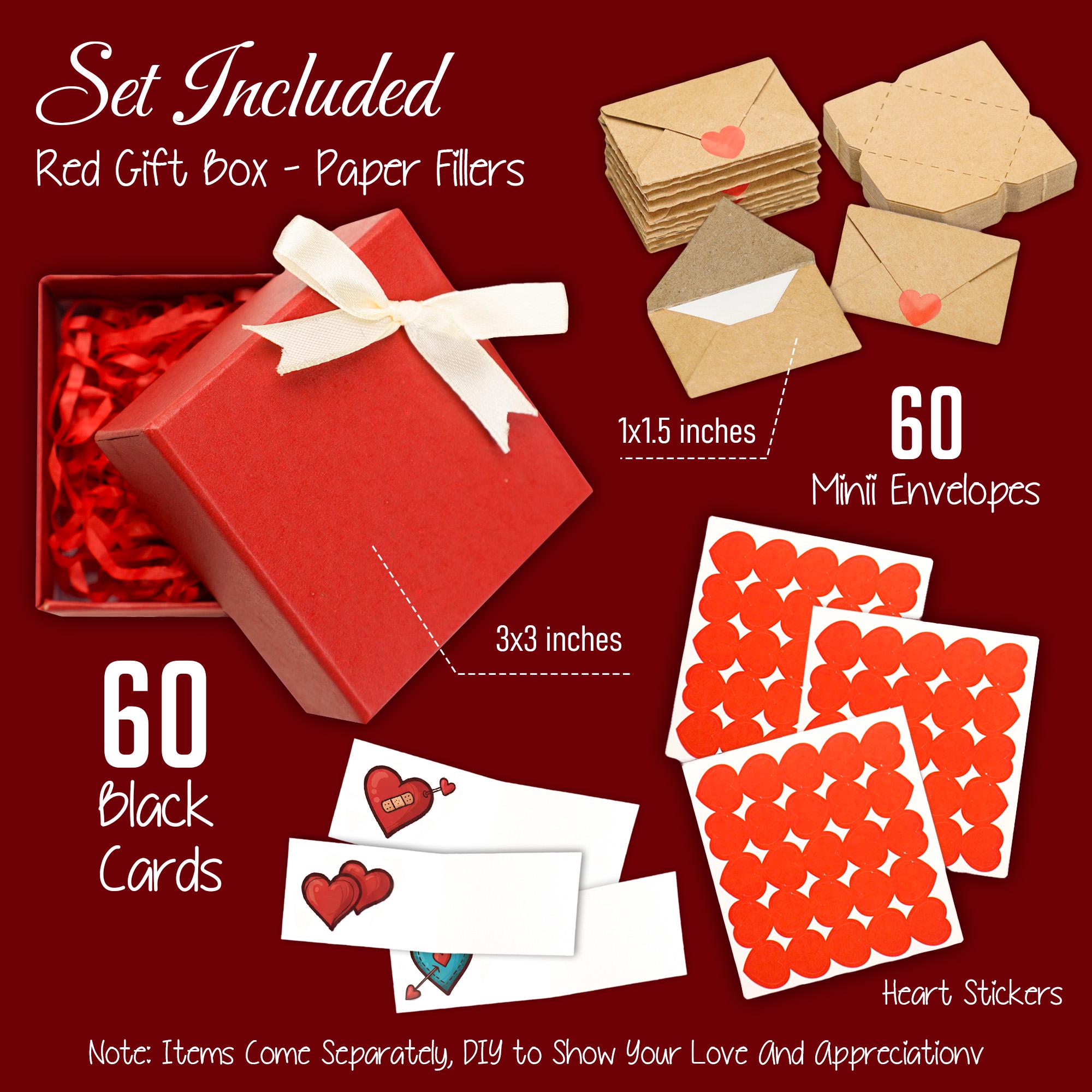 DIY 60 Love Notes Box | Personalized Anniversary Keepsake | Heartfelt ...