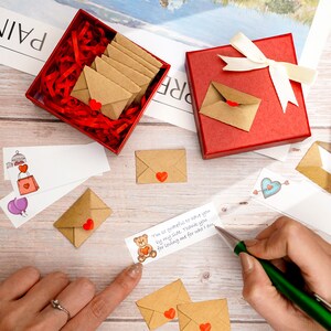 DIY 60 Love Notes Box | Personalized Anniversary Keepsake | Heartfelt Family Memento image 8