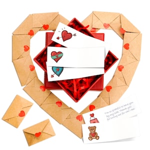 DIY 60 Love Notes Box | Personalized Anniversary Keepsake | Heartfelt Family Memento image 2
