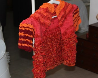 Children's sweater 1 orange