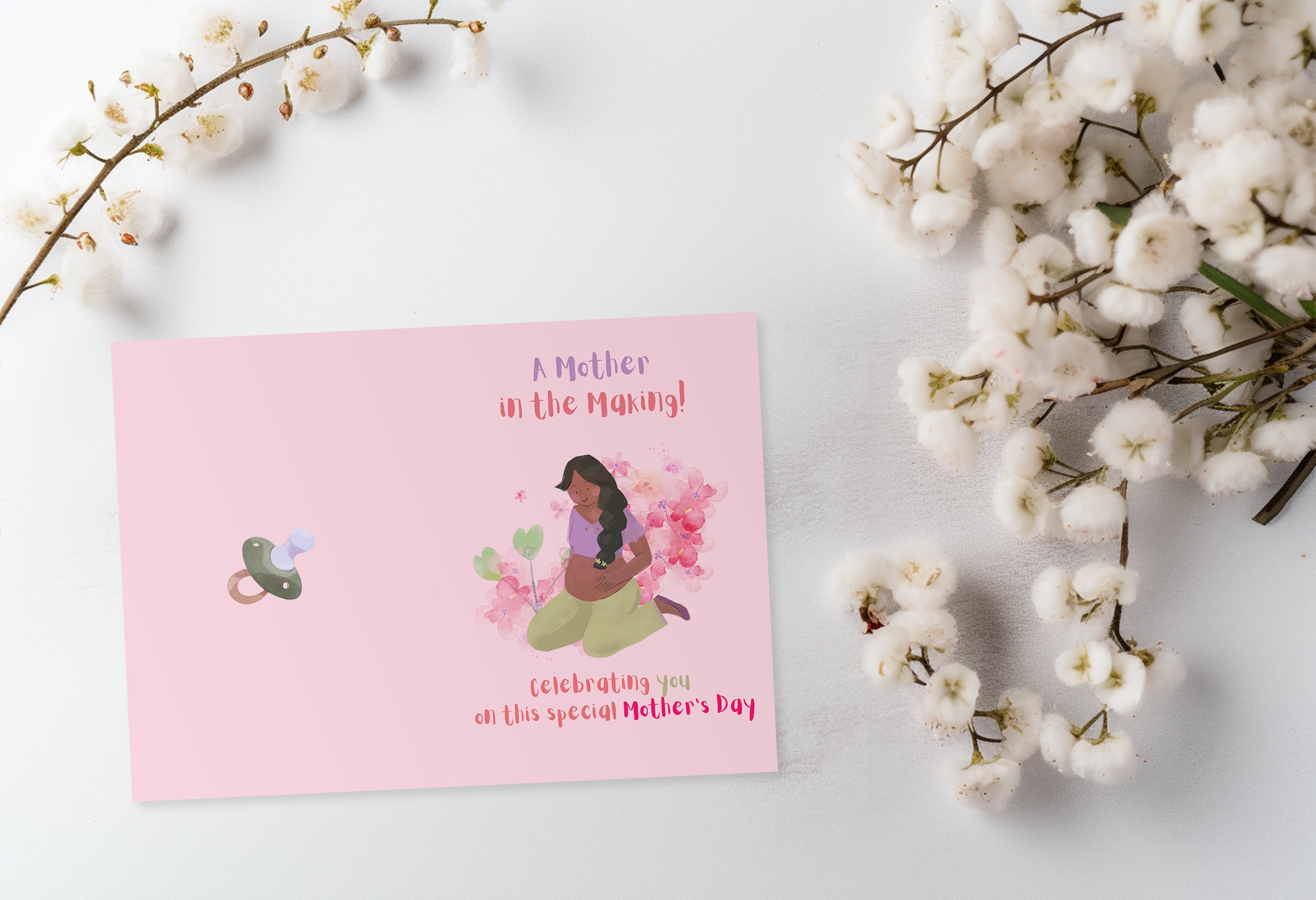 Mom to Be Mothers Day Card, Mother's Day Greeting Card Printable PDF ...