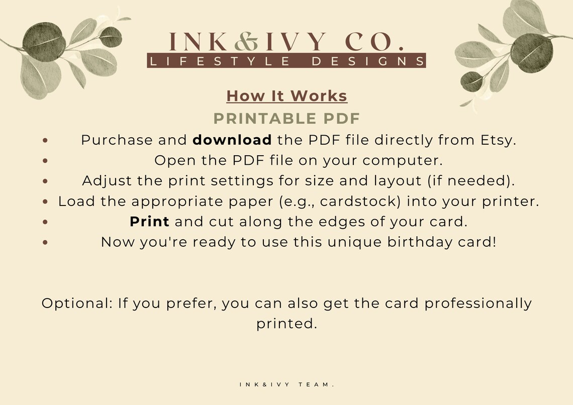 Comic Style Birthday Card Printable PDF Instant Download - Etsy