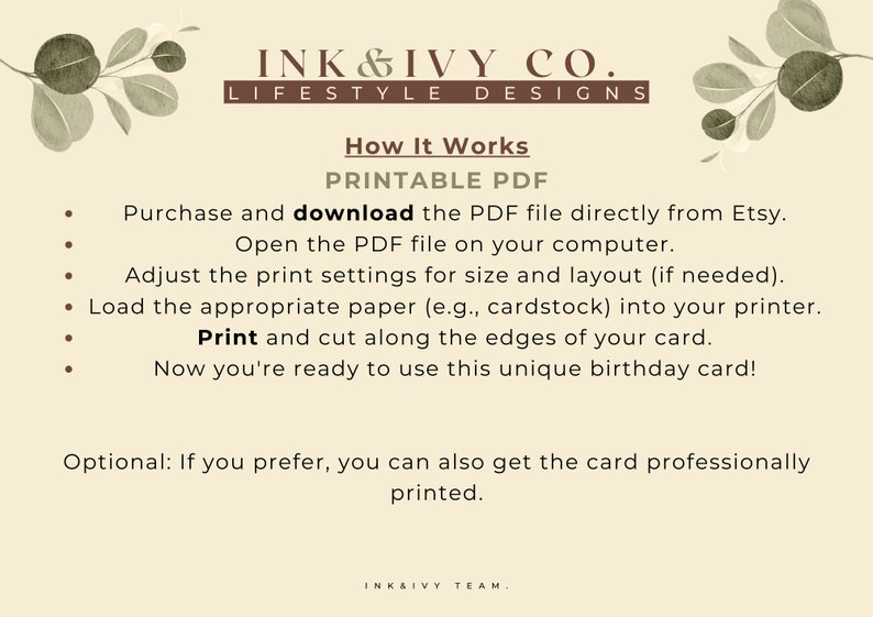 Comic Style Birthday Card Printable PDF Instant Download - Etsy