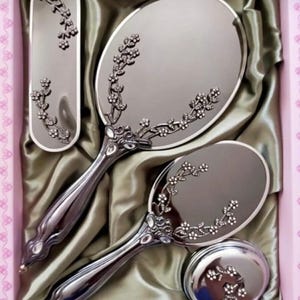 Antique brush and mirror set - Etsy 日本