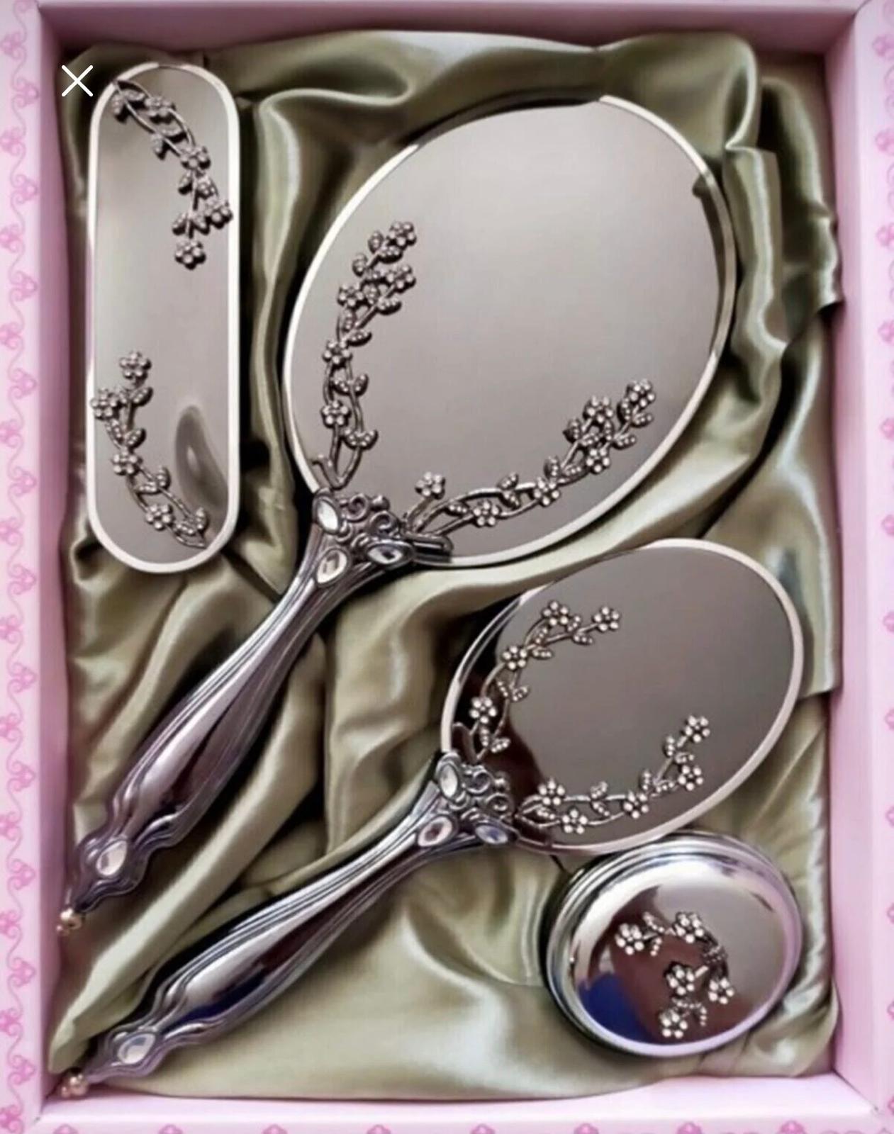 Antique brush and mirror set - Etsy 日本