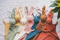 Personalized bunny comforter | Baby muslin cuddly toy | Newborn baby gift product logo