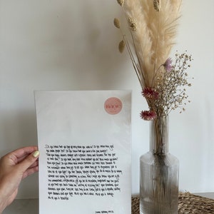 SPECIAL PERSON // Handwritten Quote.
