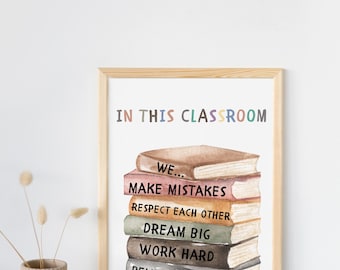 Classroom Decor,  Classroom Posters,  Classroom Sign,  Quotes For Classroom, Digital Download