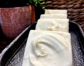 Handmade Organic Olive Oil Sea Salt Soap Bar – Gentle, Unscented Cold Process