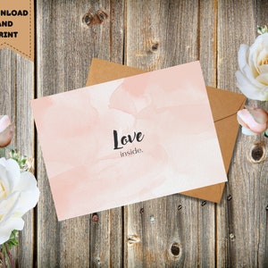 Love inside Card