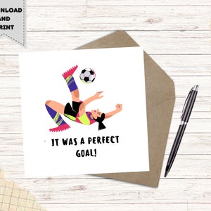 Tarjeta de cumplido de objetivo perfecto
