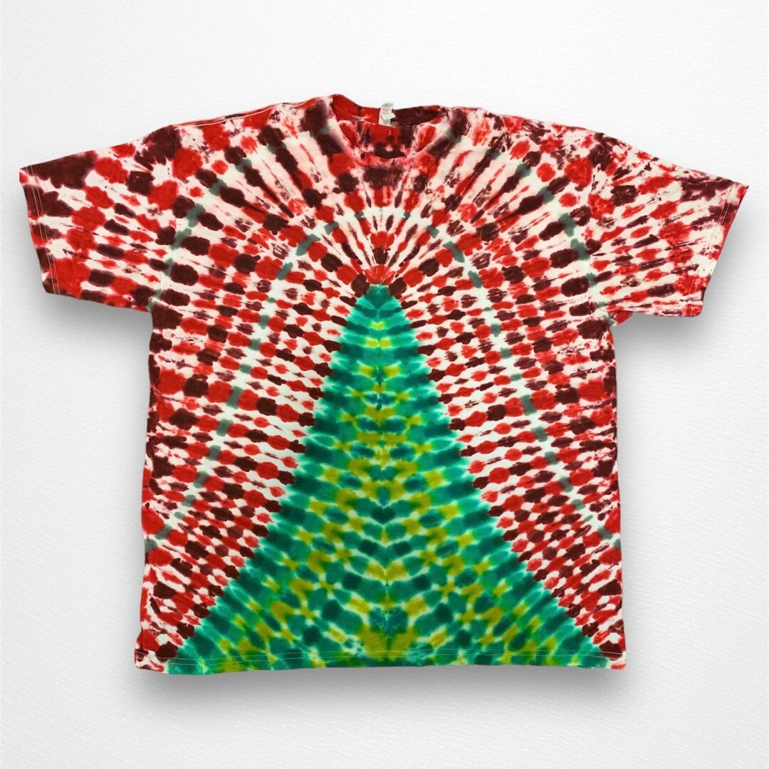 2XL Oh Christmas Tree Tie Dye T Shirt, Unisex Etsy