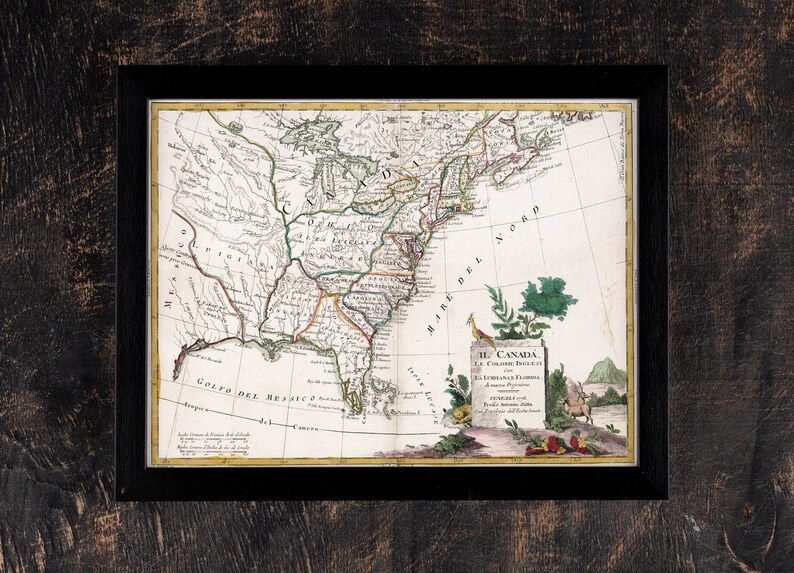 Old United States Map 1878 Vintage - Il 794xN.6251527935 73mc 