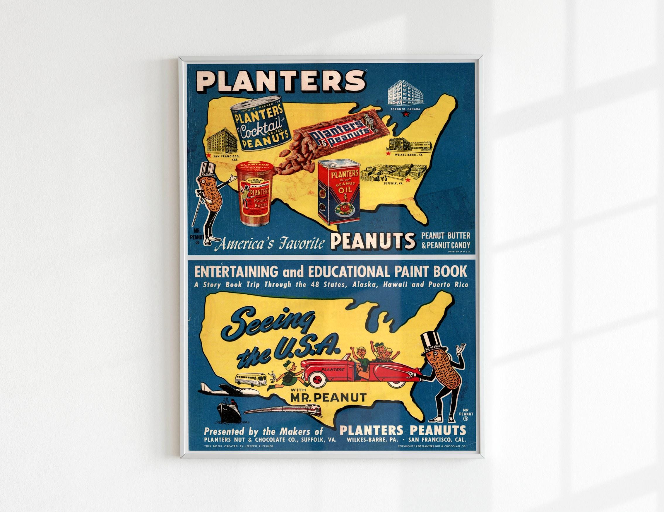 Planters peanut can - Etsy 日本