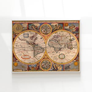 A New and Accurate Map of the World (1627-1651) | John Speed