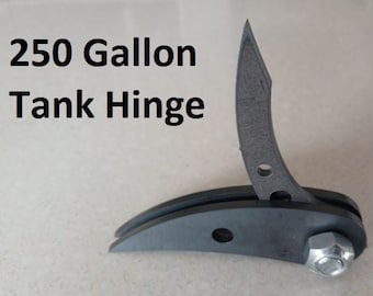 BBQ Offset Smoker Hinge DXF Files for 250 gallon Tank 30&quot; Diameter  Laser cut your barbecue hinges    See video! Build your own Texas smoker