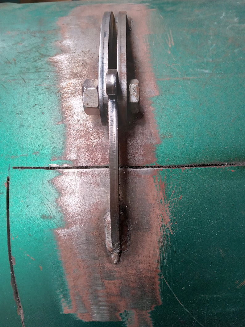 BBQ Offset Smoker Hinge DXF Files Etsy