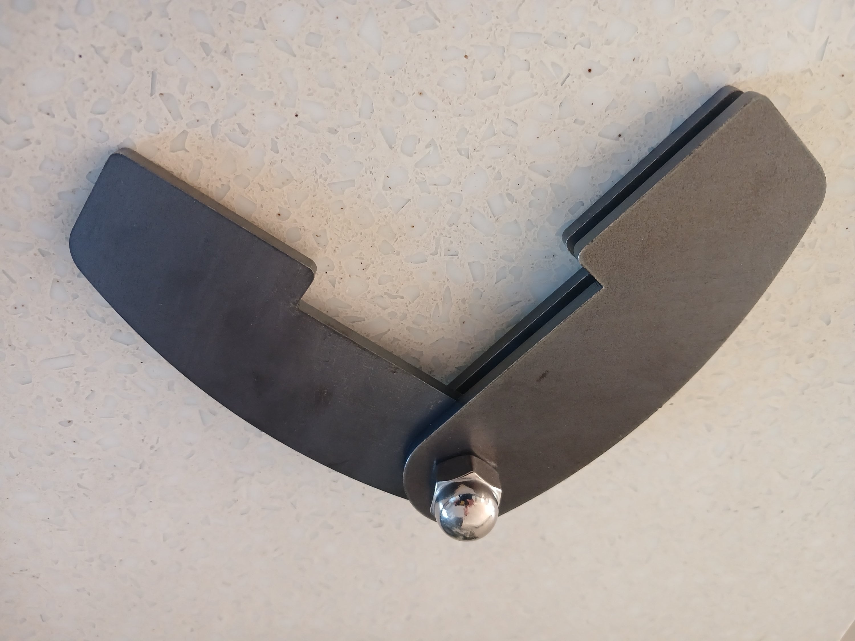 BBQ Offset Smoker Firebox Door Hinge, DXF File to Laser Cut Your