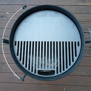 Weber Kettle Grill Plate DXF File, Cut your own! Smash Burger Grill Plate for 22 inch Weber BBQ