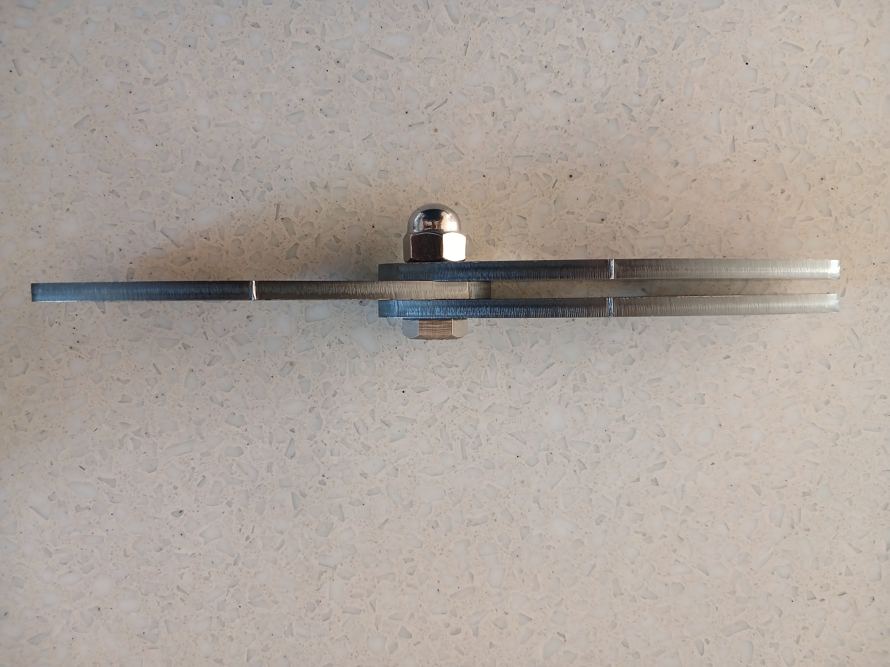 BBQ Offset Smoker Firebox Door Hinge, DXF File to Laser Cut Your