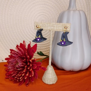 Schwarze Hexenhut Dangles