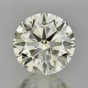 0.26 Ct Natural Fancy Greenish Yellow loose round brilliant cut Diamond, GIL Certified