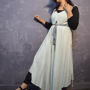 Grey Color Jumpsuit for Women, Wide Leg Jumpsuit in Black, Loose Fit Jumpsuit, Plus Size Clothing, Palazzo Jumpsuit, Overall Solid Color