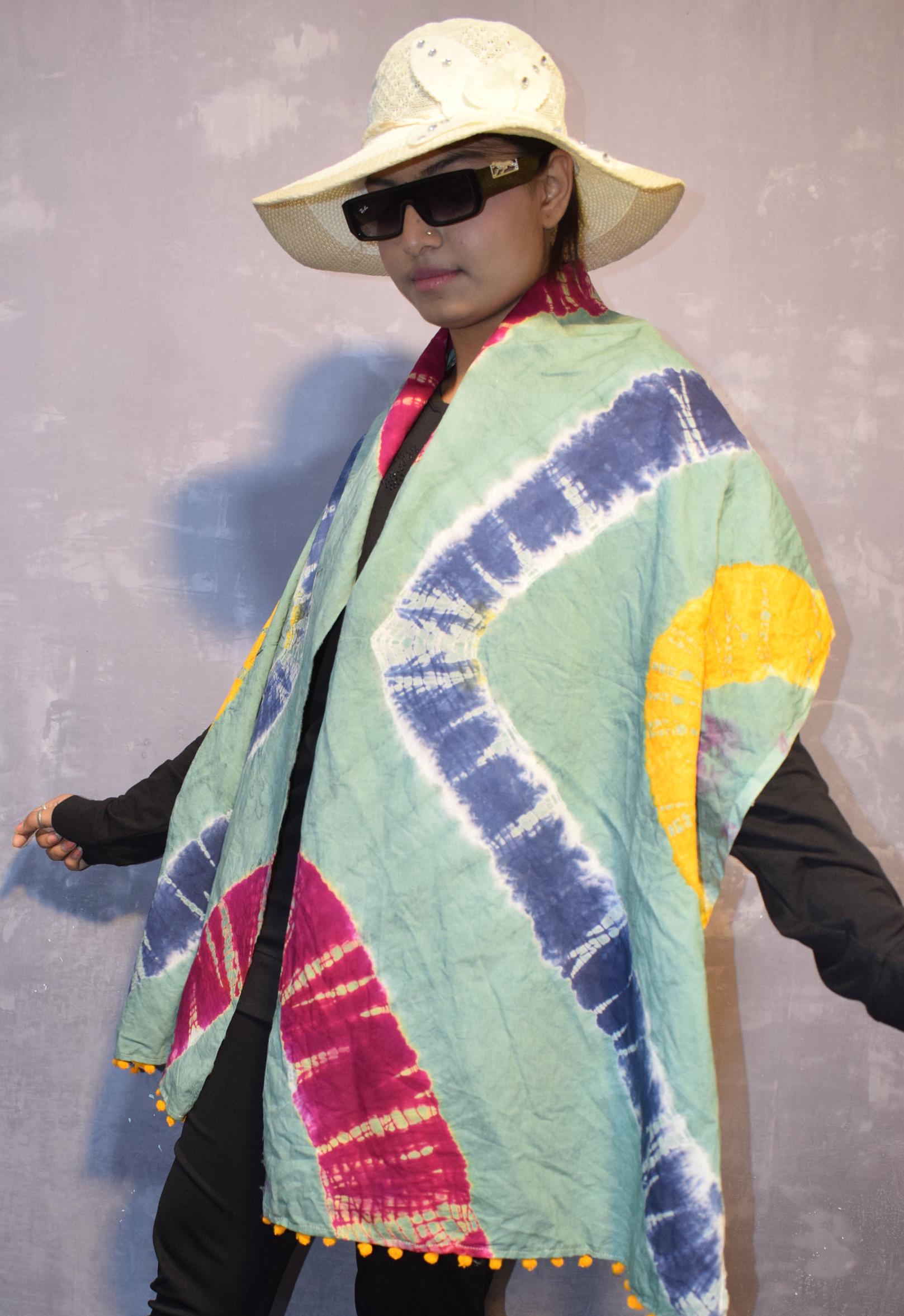 Tie Dye Cotton Scarf: Lightweight Hijab Head Wrap - Etsy Canada
