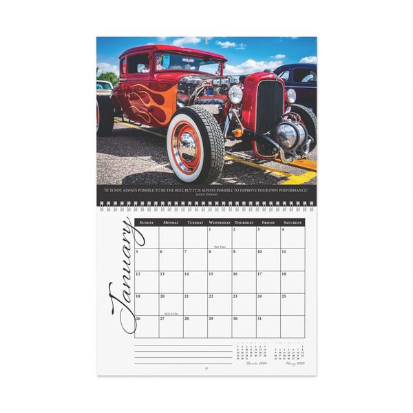 2025 Classic Cars Calendar - Etsy