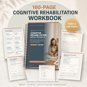 Cuaderno de ejercicios de rehabilitación cognitiva para adultos / Memoria y función ejecutiva (PDF)