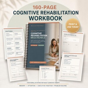 Cognitive Rehabilitation Workbook for Adults | Memory & Executive Function PDF