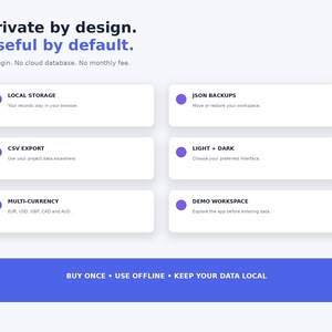 Freelance CRM & Profit Tracker Bundle. Manage the work. Measure the profit.