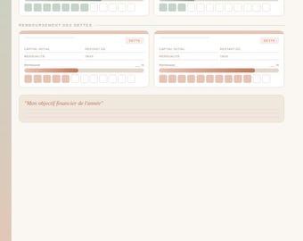 Printable A4 Budget Planner, 15 pages in 3 themes, HTML files for printing