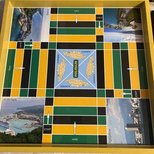 JAMAICAN LUDI / LUDO Board Game image 1
