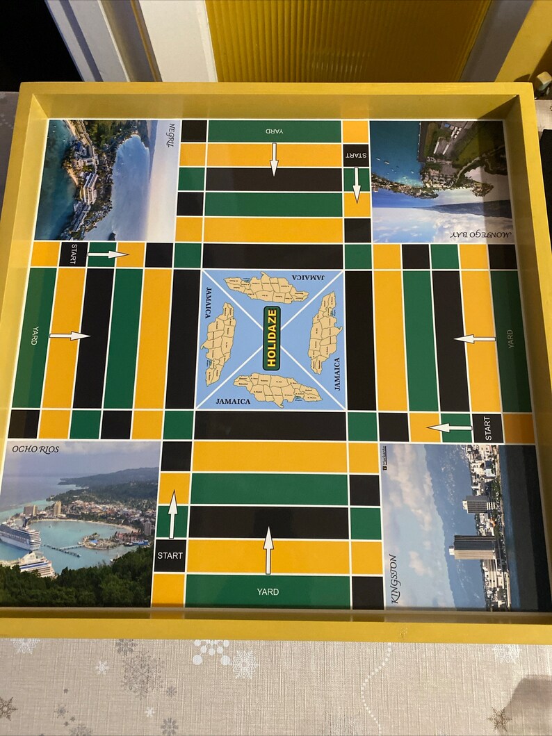 JAMAICAN LUDI / LUDO Board Game image 1