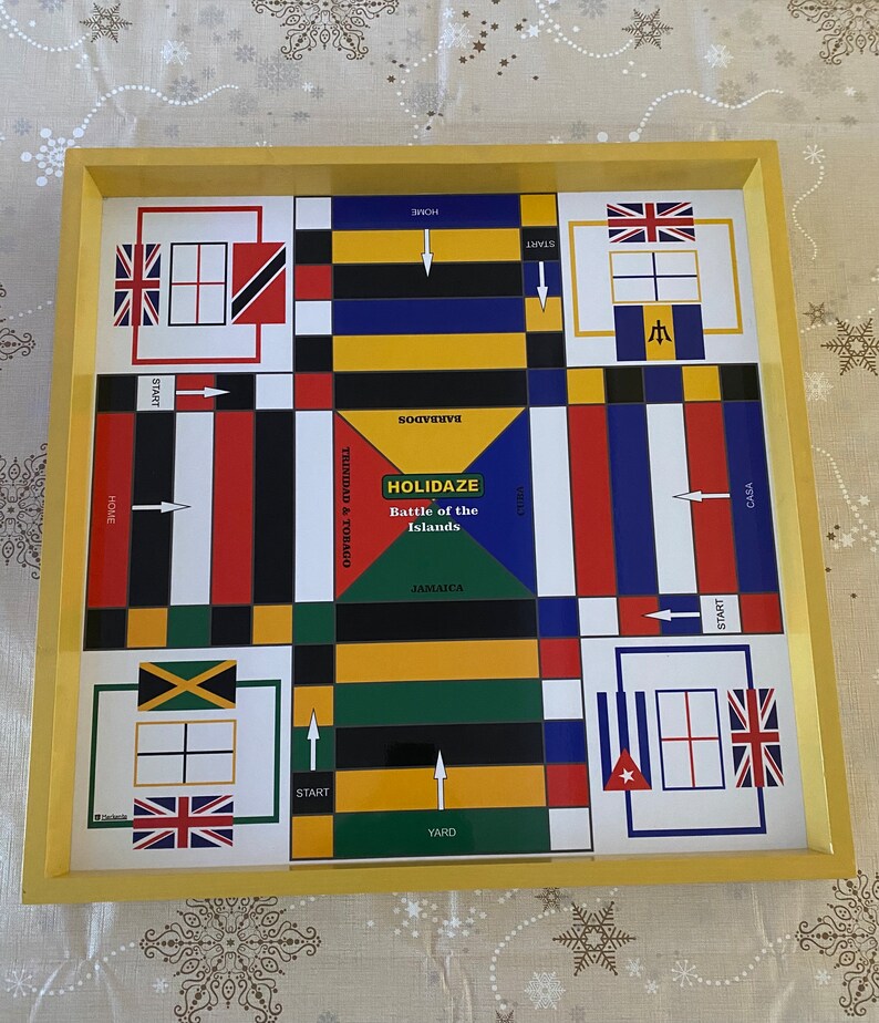 JAMAICAN LUDI / LUDO Board Game image 5