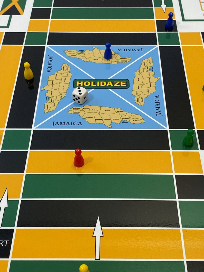 JAMAICAN LUDI / LUDO Board Game image 8