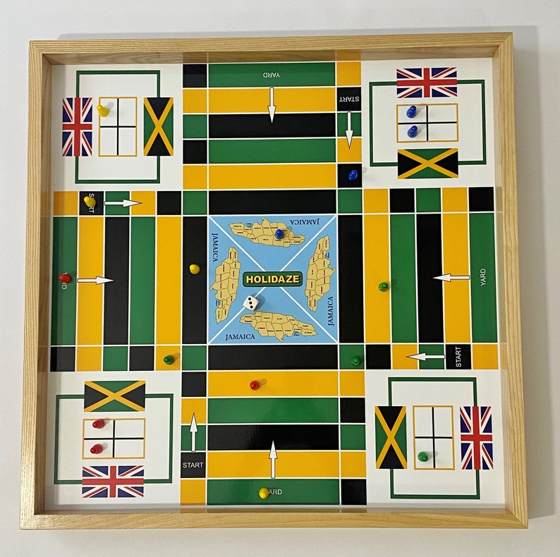 JAMAICAN LUDI / LUDO Board Game image 3